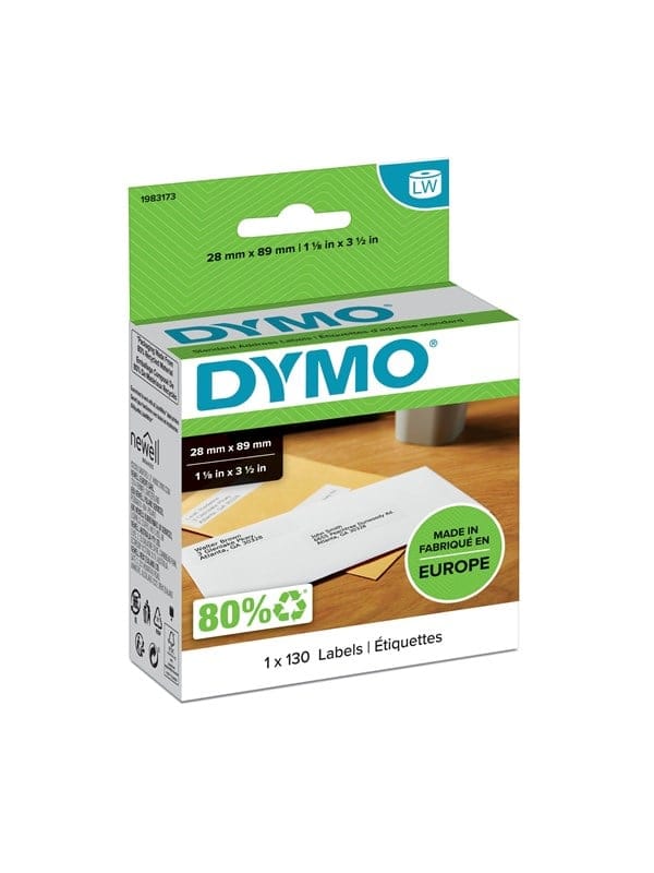 DYMO LW 1983173 - DYMO Etiketten für LabelWriter, 28mm x 89mm