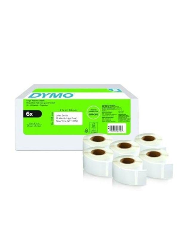 DYMO LW 2177564 - DYMO LW-Rücksendeadress-Etiketten, 25x54 mm, 3000 Stück