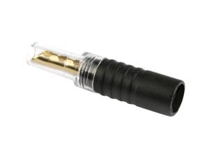 DYNAVOX 204351 - High-End Bananenhohlstecker, schwarz