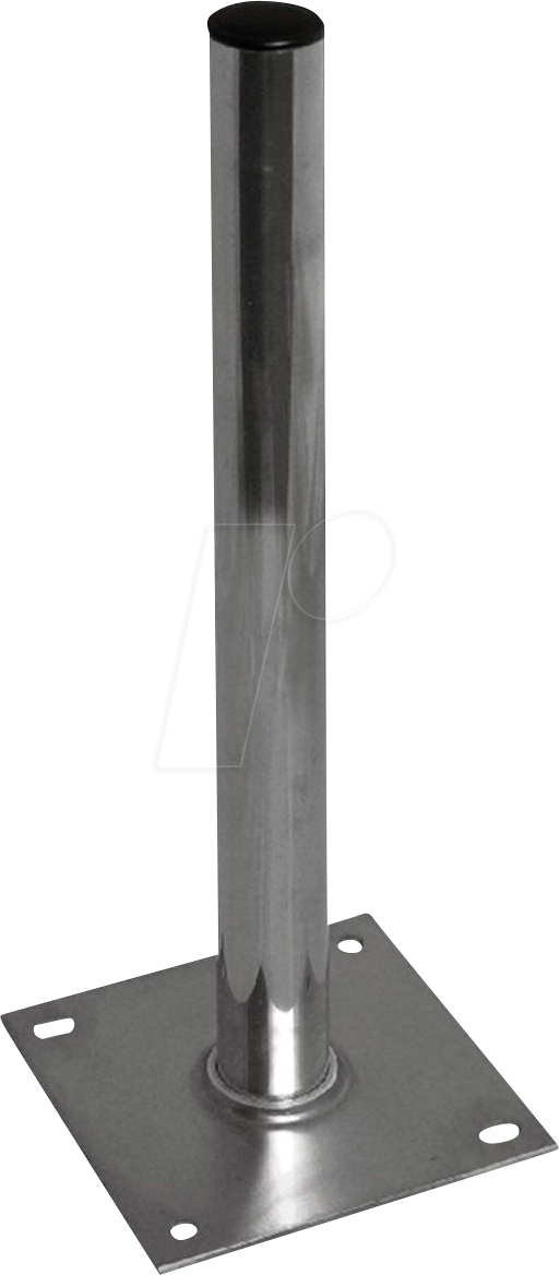EASYFIND 360025 - Standfuß, Stahl, 60cm, 48mm Rohr, Platte 190x190