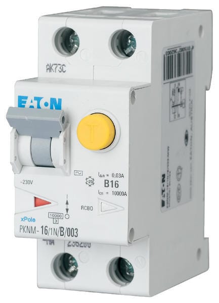 EATON 236082 - FI/LS-Schalter, Char. C, Typ A, 10 A, 30 mA, 1 + N