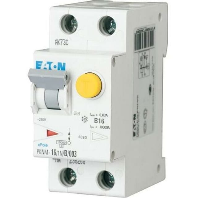 EATON 236217 - FI/LS-Schalter, Char. C, Typ A, 16 A, 30 mA, 1 + N