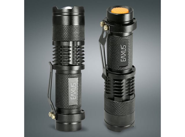 EAXUS 28341 - LED-Taschenlampe, 300 lm, 1x AA