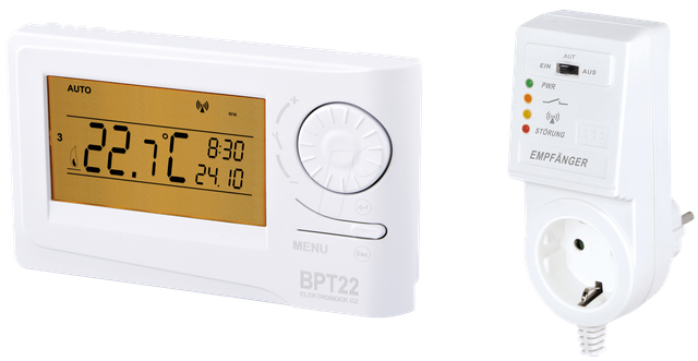 EB BPT22 - Raumthermostat, 35 m Reichweite, Funk