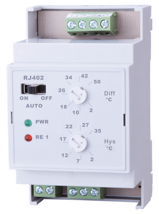 EB RJ402 - Temperatur-Differenzschalter, Aufputz
