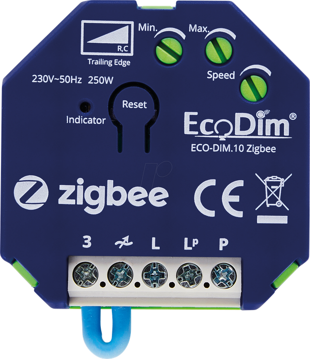 ECO-DIM.10-ZGB - LED-Dimmermodul, 250 W, Phasenabschnitt (RC), Zigbee