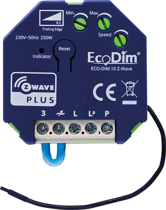 ECO-DIM.10-ZWV - LED-Dimmermodul, 250 W, Phasenabschnitt (RC), Z-Wave