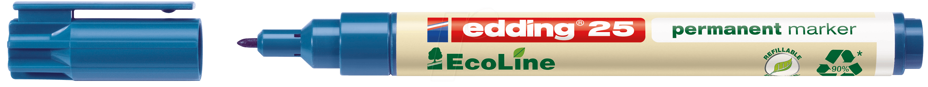 EDDING 25BL - EcoLine Permanentmarker, blau