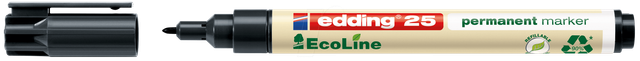 EDDING 25SW - EcoLine Permanentmarker, schwarz