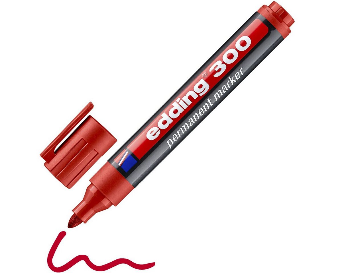 EDDING 300RT - Permanent Marker / rot / 1,5-3,0mm Bild 5