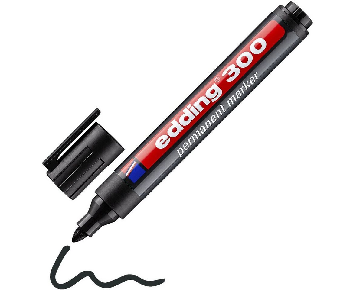 EDDING 300SW - Permanent Marker / schwarz / 1,5-3,0mm