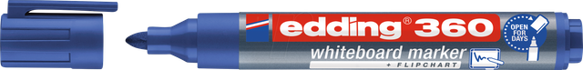 EDDING 360BL - Whiteboard Marker, 1,5 - 3,0 mm, blau