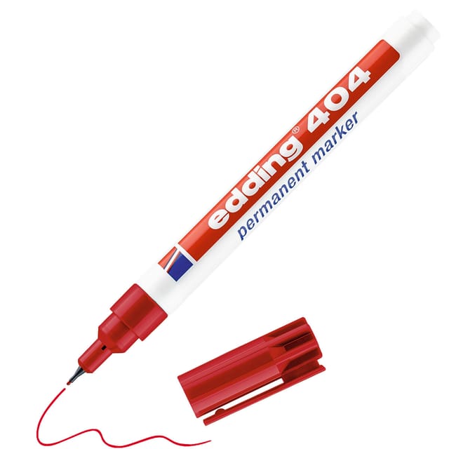 EDDING 404RT - Permanent Marker, 0,75 mm, rot