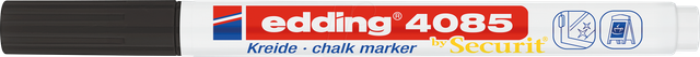 EDDING 4085SW - Kreidemarker, 1 mm - 2 mm, schwarz