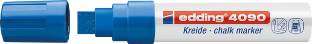 EDDING 4090BL - Kreidemarker, 4 mm - 15 mm, blau