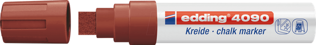 EDDING 4090BN - Kreidemarker, 4 mm - 15 mm, braun