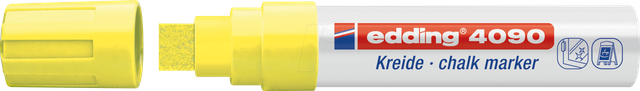 EDDING 4090NGE - Kreidemarker, 4 mm - 15 mm, neongelb