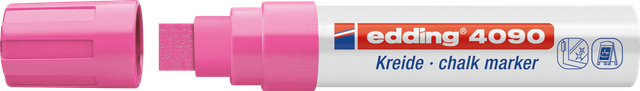 EDDING 4090NOP - Kreidemarker, 4 mm - 15 mm, neonpink