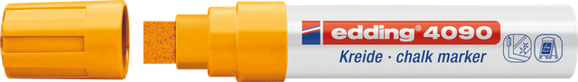 EDDING 4090NOR - Kreidemarker, 4 mm - 15 mm, neonorange