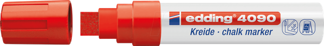 EDDING 4090RT - Kreidemarker, 4 mm - 15 mm, rot