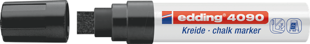 EDDING 4090SW - Kreidemarker, 4 mm - 15 mm, schwarz