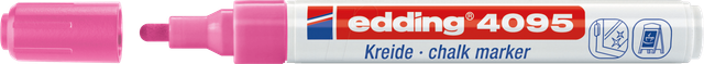 EDDING 4095NOP - Kreidemarker, 2 mm - 3 mm, neonpink
