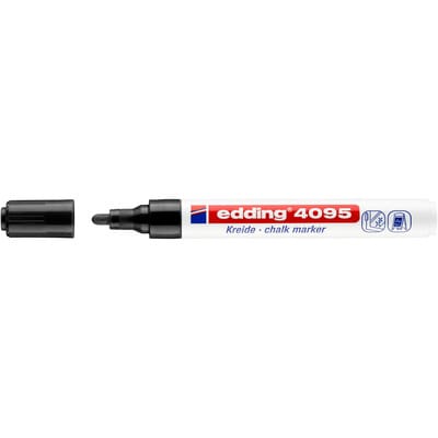 EDDING 4095SW - Kreidemarker, 2 mm - 3 mm, schwarz