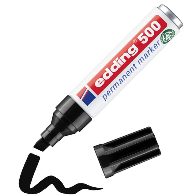 EDDING 500SW - Permanent Marker, 2,00 - 7,00 mm, schwarz