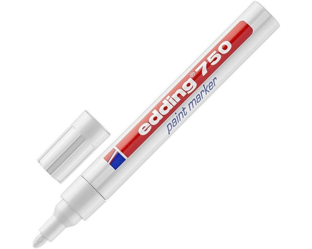 EDDING 750WS - Lack Marker, 2,0 - 4,0 mm, weiß