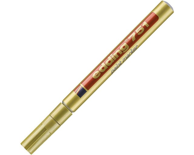 EDDING 751GO - Lack Marker, 1,0 - 2,0 mm, gold