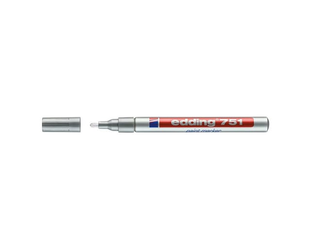 EDDING 751SI - Lack Marker, 1,0 - 2,0 mm, silber