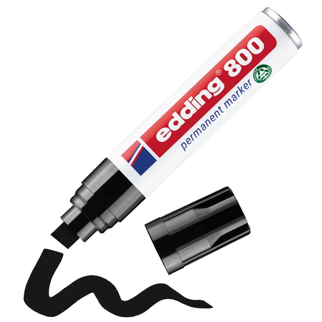 EDDING 800SW - Permanent Marker, 4,00 - 12,00 mm, schwarz