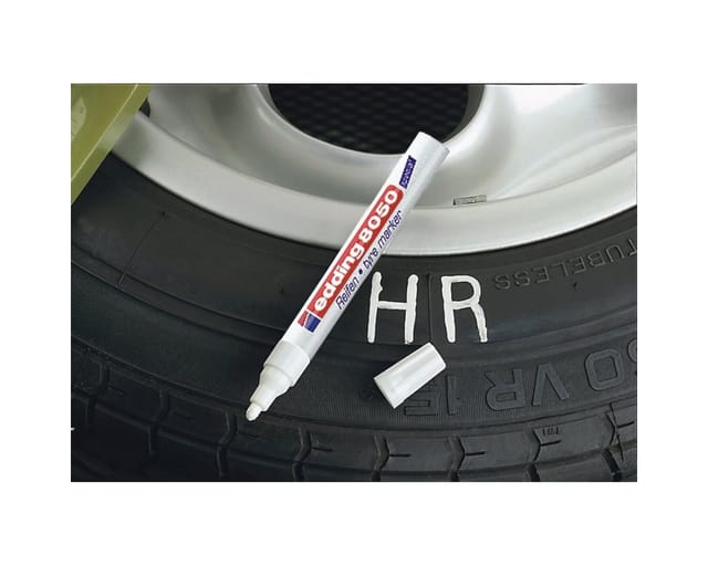 EDDING 8050 - Reifen Marker, 2,0 - 4,0 mm, weiß