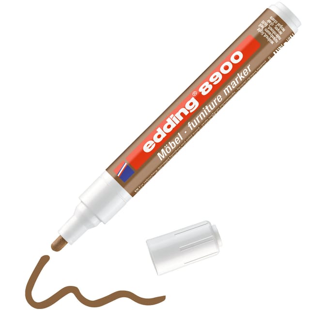 EDDING 8900-4614 - Möbelmarker nussbaum hell