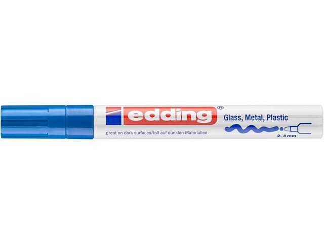 EDDING GLM750BL - Glanzlackmarker, 2-4 mm, blau