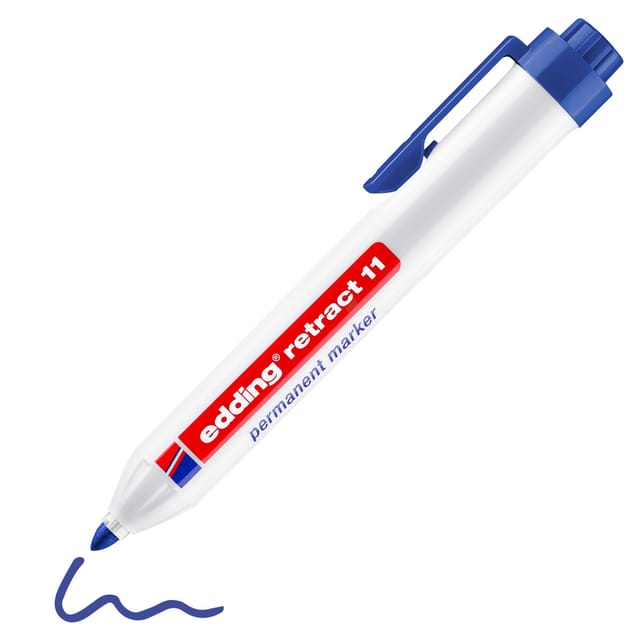 EDDING RET11BL - Permanent Marker, 1,50 - 3,00 mm, blau