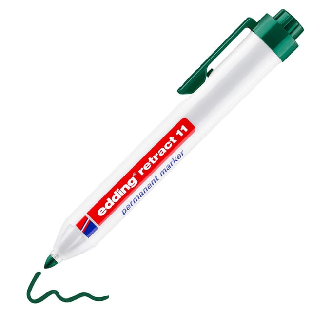 EDDING RET11GN - Permanent Marker, 1,50 - 3,00 mm, grün