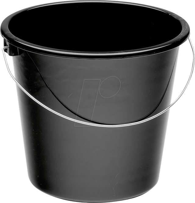 EIMER 5L SW - Haushaltseimer 5l schwarz