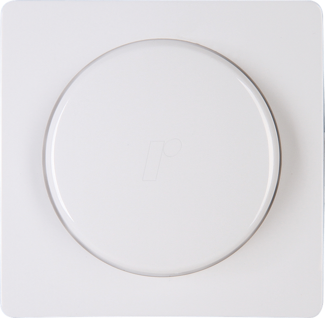 EL 05 33702006 - Dimmer-Zentralscheibe - HK05, arcticweiß, Druck-Wechselschalter