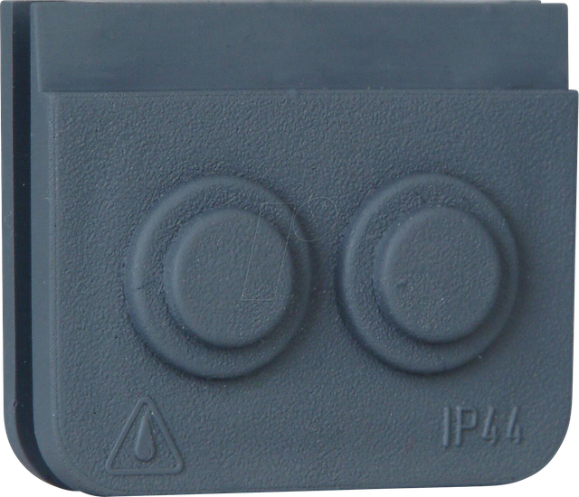 EL BE 321628004 - BLUE ELECTRIC - Kabeleinführung 2-fach, grau