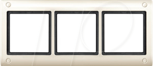 EL ME 401344 - Aquadesign, Rahmen, 3-fach, verschraubbar, weiß