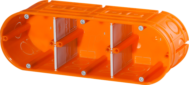 EL UP GD3 - UP-Gerätedose, 3-fach, Ø 60 mm, T 63 mm
