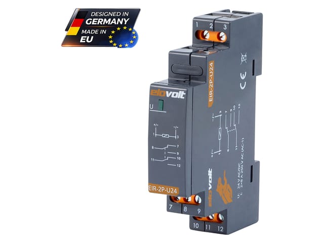 ELO EIR-2P-U24 - Schaltrelais 2 Wechsler 2x 8A 24V AC/DC
