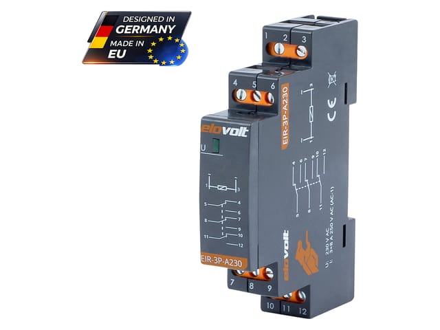 ELO EIR-3P-A230 - Schaltrelais 3 Wechsler 3x 8A 230V AC