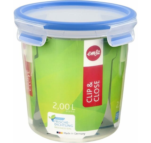 EMSA 508553 - EMSA Frischhaltedose CLIP & CLOSE blau 2,0 l