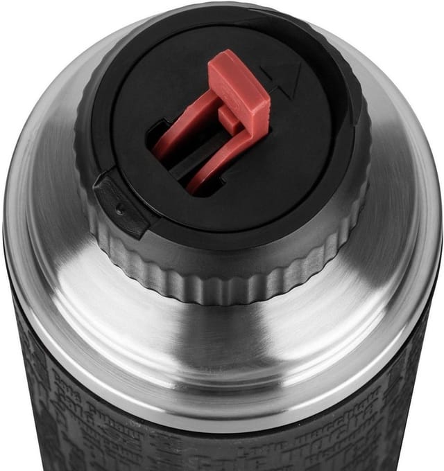 EMSA 515714 - emsa Isolierflasche SENATOR Sleeve schwarz 1,0 l