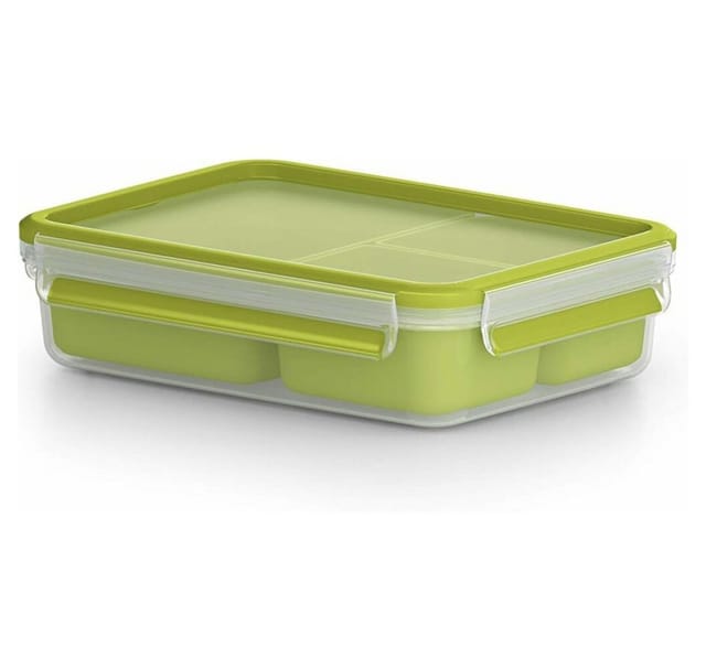 EMSA 518100 - EMSA Lunchbox/Bentobox 1,2 Liter, 3 Einsätze