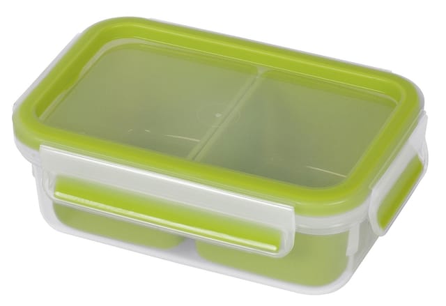 EMSA 518102 - EMSA Lunchbox CLIP & GO transparent, grün 0,55 l