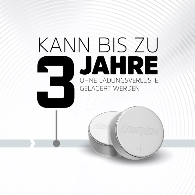 EN 2X357/303 - Silberoxid-Knopfzelle, 357/303, 1,55 V, 138 mAh, 2er-Pack