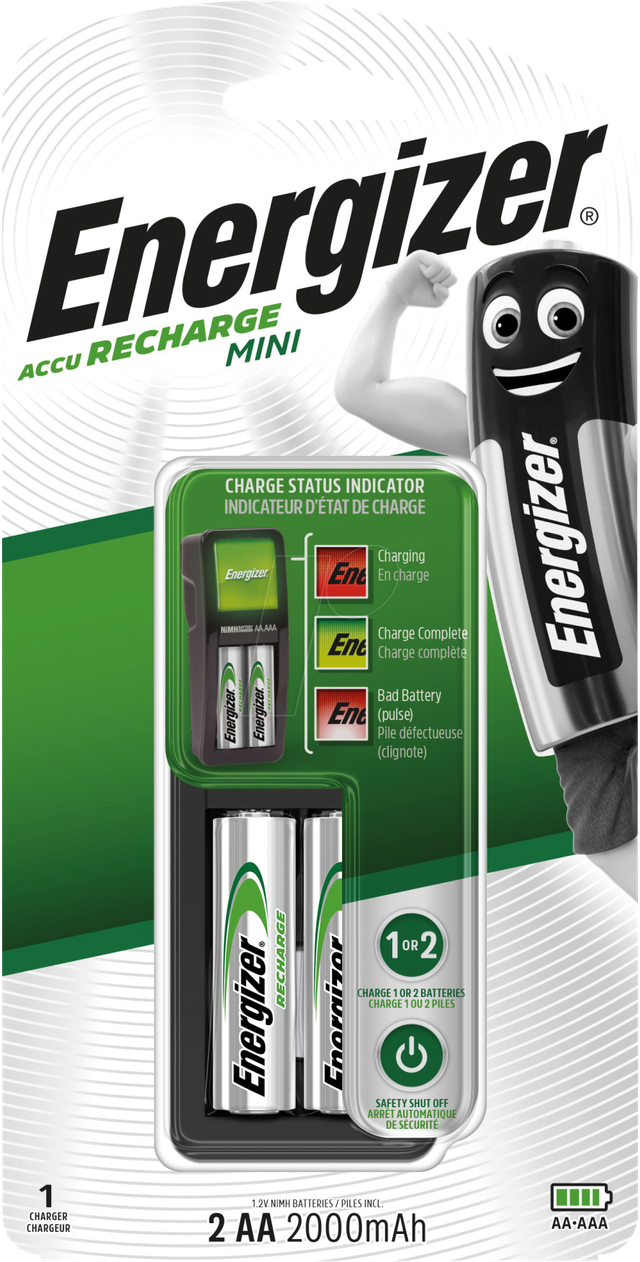 ENERGIZER MINI 1 - Steckerladegerät, NiCd, NiMh - MINI (AA)